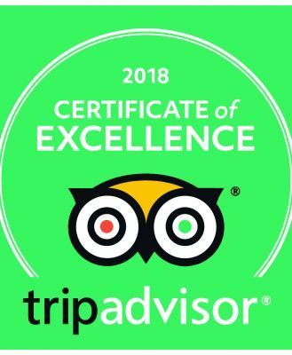 Tripadvisor certificate of excellence 2018